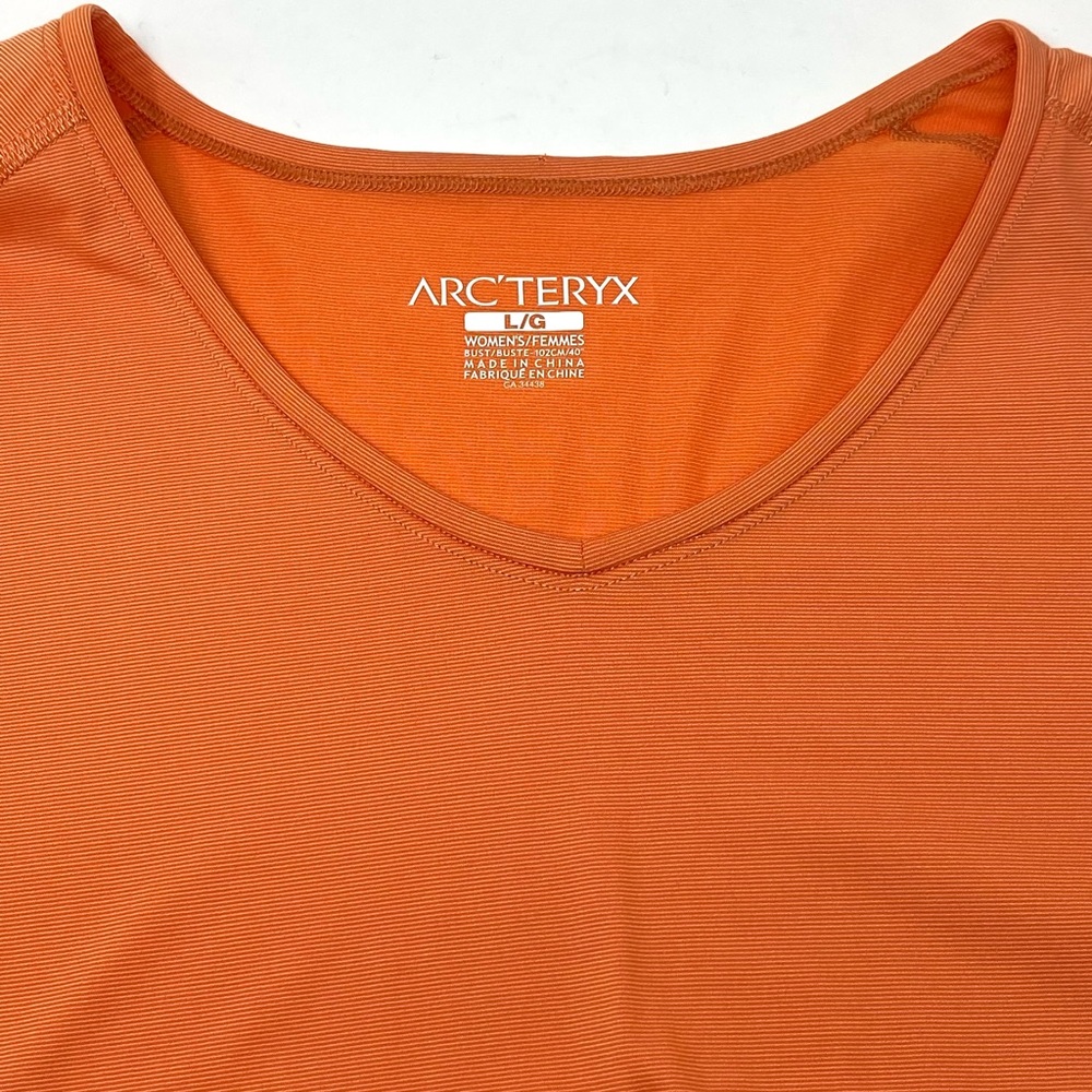 ARC’TERYX Striped V Neck T Shirt